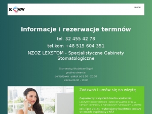 Twoje zęby pod kontrolą prawdziwego specjalisty